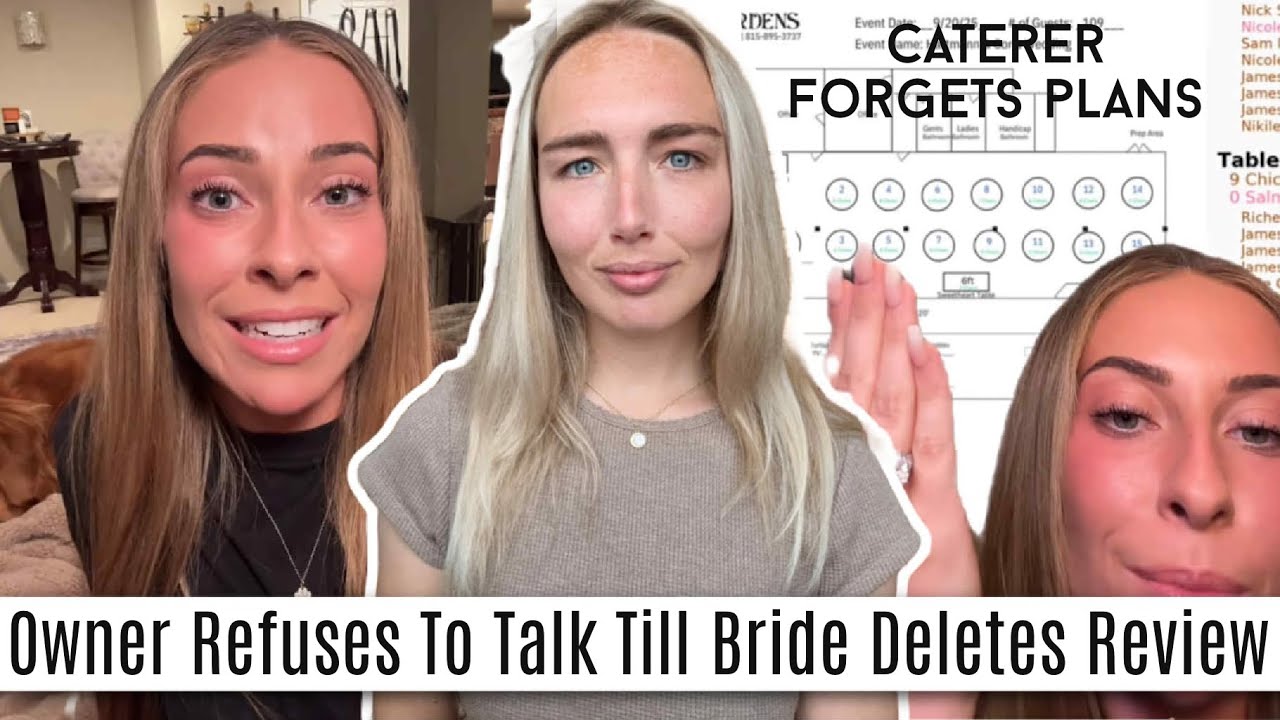 Свадебный кейтеринг в TikTok: «Испорченная свадьба невесты» с испорченным тортом