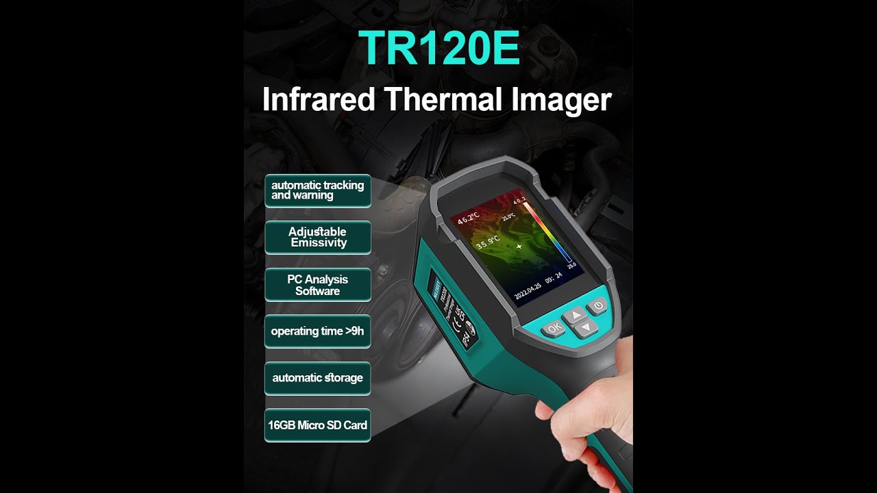 Mileseey TR120E Infrared Thermal Imaging Camera YouTube