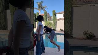 She tricked me into falling in the pool 🤦♂️ #foryou #viral #prank