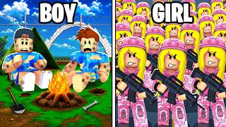 100 HOURS in BOY Vs GIRL Civilization.. (FULL MOVIE)