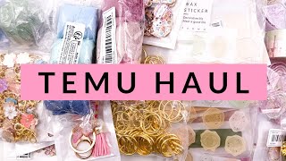 HUGE TEMU Haul! New crafty finds and links!