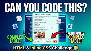 Ultimate HTML Practice: Headings, Lists, Links, Images & Tables Explained! 💡