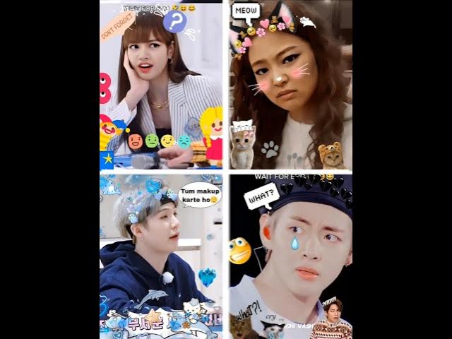 BTS and BLACK PINK funny video shorts hindi dubbed🤣😂#btsfunny#viralvideo#trending#viral#trendingshor