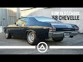 Raw Old School '68 Chevelle Doing Burnouts