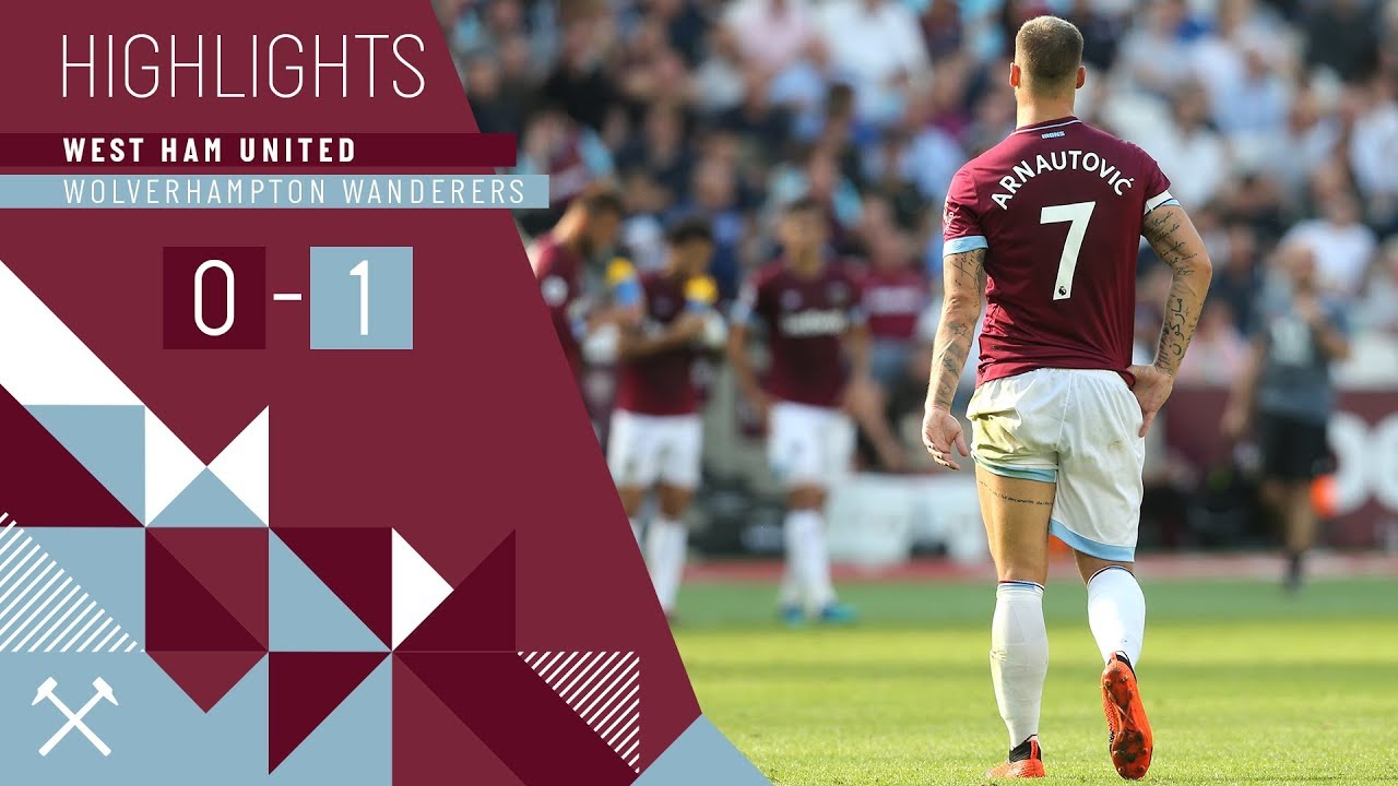 HIGHLIGHTS WEST HAM UNITED 0 WOLVERHAMPTON WANDERERS 1