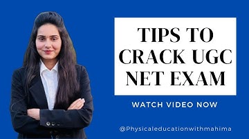 How to Crack UGC NET Exam in first attempt || Tips& Tricks || Physical Education || By Mahima Sharma