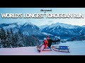 AMERICANS FIRST TIME (truly) TOBOGGANING(the longest floodlit toboggan run in the WORLD in AUSTRIA)
