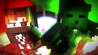 "Lost" - A Minecraft Music Video [GrSlime4041 vs Romantion] [MGB].