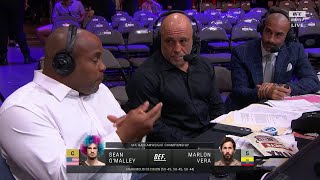 ‘WHAT A FIGHT’ - DC and Joe Rogan react to Sean O’Malley’s UFC 299 win vs. Chito Vera | ESPN MMA