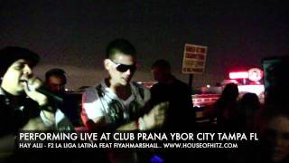 F2 La Liga Latina Ft Fiyahmarshall Performing  At Club Prana
