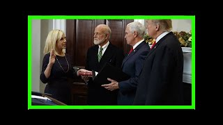 New dhs secretary kirstjen nielsen sworn in; trump vows border wall will be built