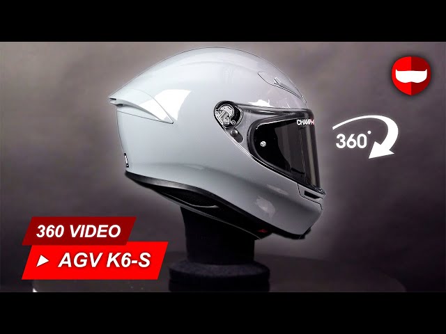 agv k6 gray S Helmet All the technology developed for professional MotoGP riders K6 S NARDO GREY -