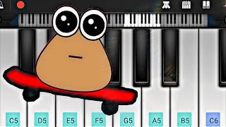 Pou Game - Cliff Jump (PERFECT PIANO) EASY Mobile Piano Tutorial screenshot 2