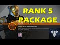 Destiny Rank 5 Iron Banner Package Rewards and Loot WORTH IT!