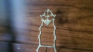 Vintage Easel Stand Plate, Book or picture Frame