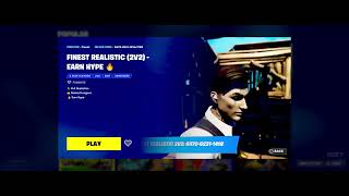 [TUTORIAL] FORTNITE: FINEST REALISTIC 2V2 EARN HYPE🔥 - ISLAND CODE - HOW TO ENTER?