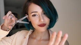 Asmr - Mens Shave And Hair Trim Scissors, Whispering, Lotion, Brushing Sounds