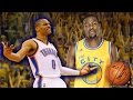 Kevin durant vs russell westbrook 1 on 1 warriors vs thunder 2017 highlights parody on nba 2k16