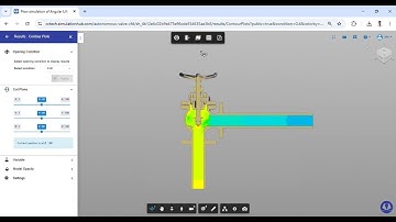 Autonomous Valve CFD Demo - Angular Lift Valve