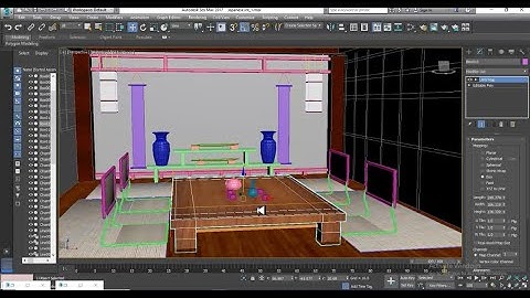3Dsmax Tutorials, Learn 3D Modeling, Texturing & Lighting a Stylish Japanese interior in 3dsmax P5