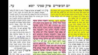 דף יומי מסכת יומא דף עד Daf yomi Yoma daf 74 להצלחת שהם נבון