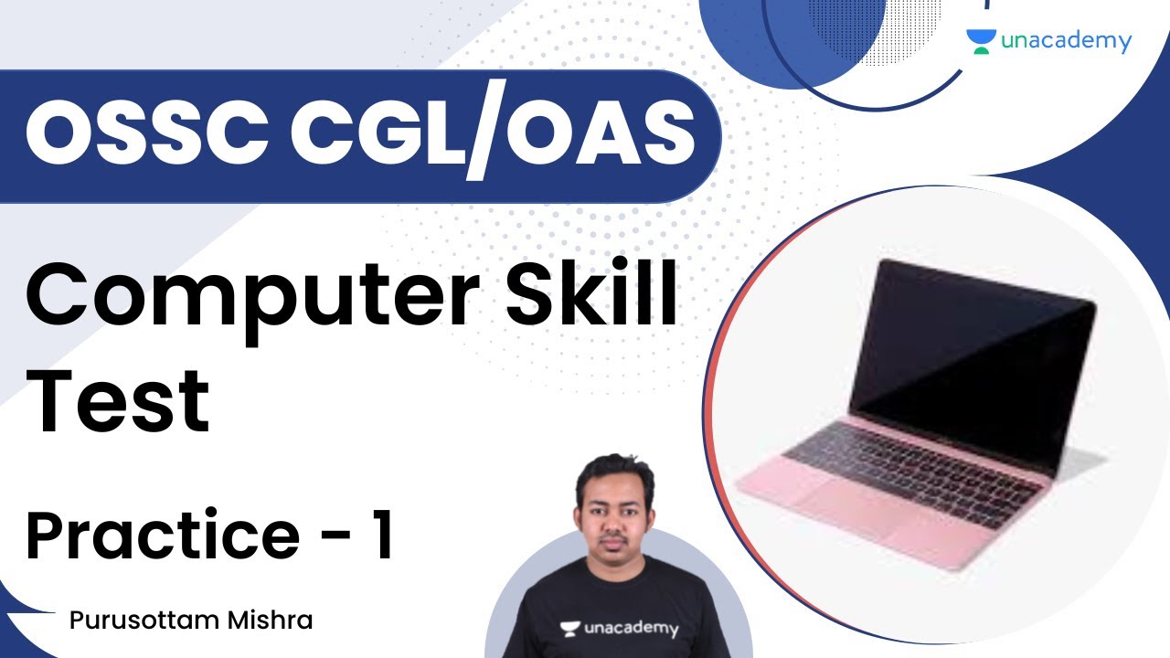 Computer Skill Test Practice - 1 | Computer for OSSC CGL/ OAS ...