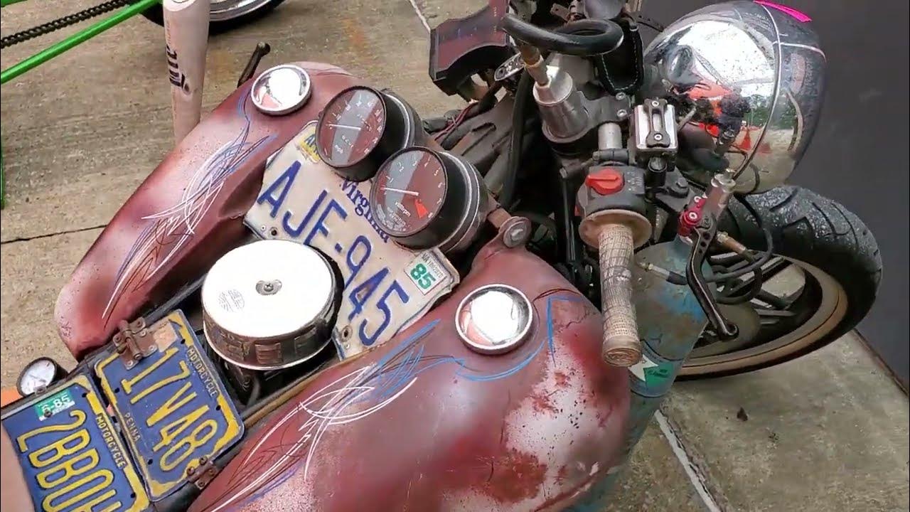 Honda Goldwing 1975. Lost it's glitter - YouTube