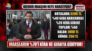 Maaşların %70'i kira ve gıdaya gidiyor! Resimi