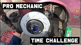 How to replace front brake pads and rotors | 1995 Honda Civic EJ - 5 gen |