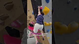 Low Starts are Cool - Pink v10 - Edgeworks, Bellevue  #indoorclimbing #climbing #bouldering