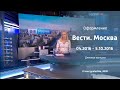 Оформление || Графика и музыка || Вести. Москва || Россия 1 || 04.2016 - 05.10.2016 г.