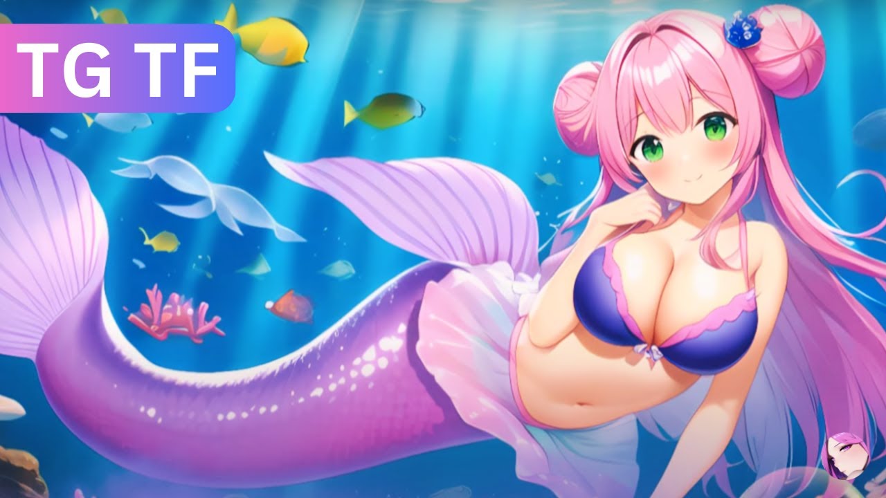 Swimming in the ocean | TG TF Gender Bender Anime Gender Swap Transgender TF