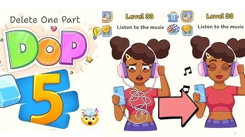 DOP 5 Levels 31-40 🔥 | Impossible Puzzle Mode 😳 | Smart Delete Tricks! #shortvideo #dop5