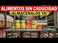 ¡15 Alimentos Que NUNCA CADUCAN Y DEBES TENER EN CASA!
