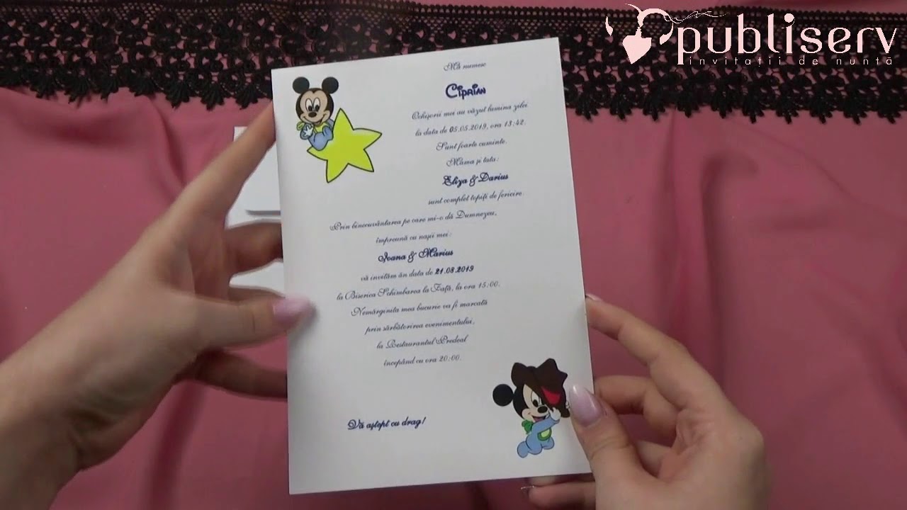 Invitatii De Botez Baieti Disney Petrecere N24 X M57 Www