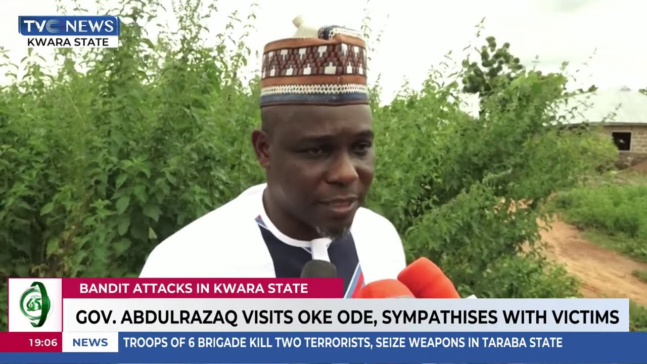 Governor Abdulrazaq Visits Oke Ode, Sympathises With Victims Over Bandit Attacks In Kwara State