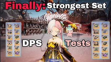[COA] Glaciette DPS Tests, Strong Set + Skills. Crystal of Atlan 