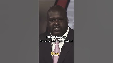 Shaq’s First & Last 3 Pointer #nba #basketball #shaq #fyp