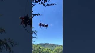 Skyride at zipworld in north wales