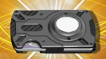 Furid Rugged Minimalistic Wallet with Built-in AirTag Holder