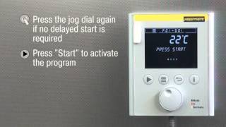 Nabertherm 400 Series Controller: Selecting and Starting a Program