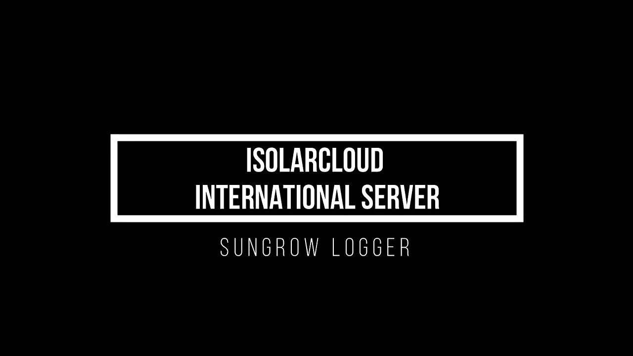 How to Set the SUNGROW Logger iSolarCloud to the International Server | Installation Guide