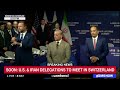 BREAKING: Vance delivers remarks ahead of Switzerland peace talks