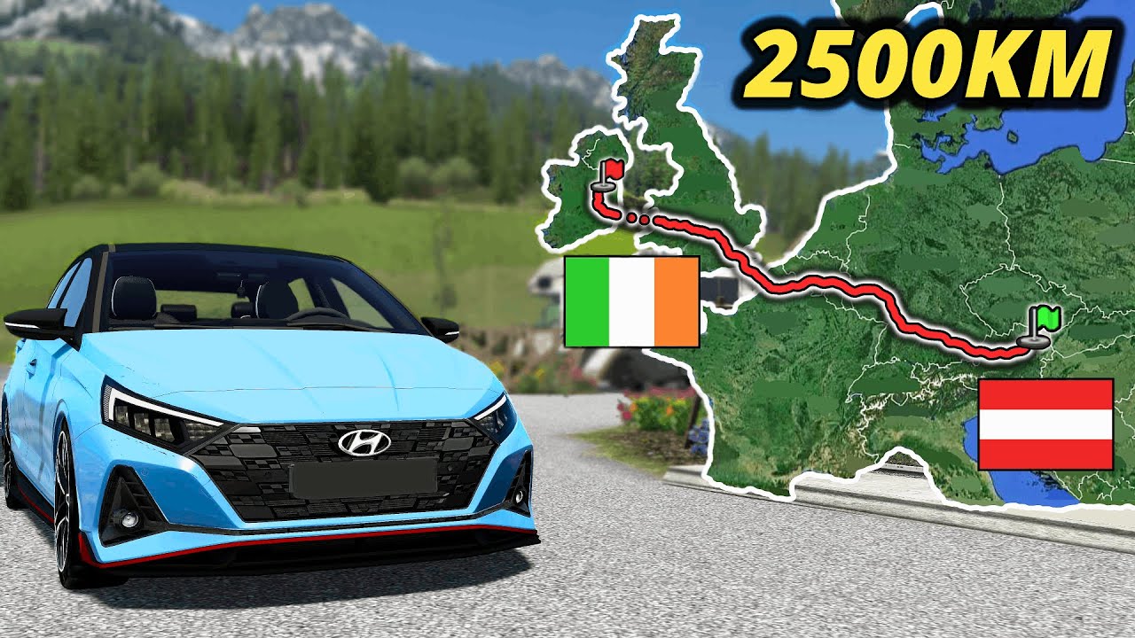 ETS2 Longest Road Trip (Vienna to Dublin) Austria to Ireland | Euro Truck Simulator 2
