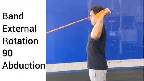 Band External Rotation 90 Abduction