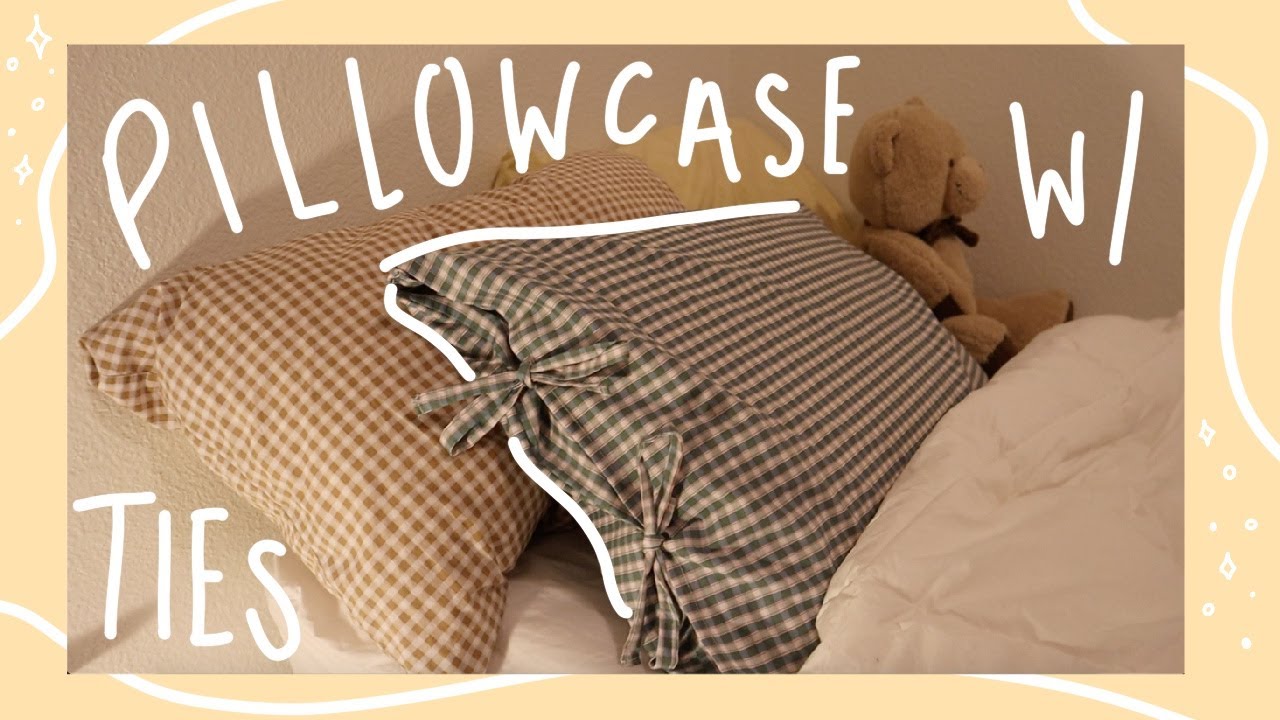 sewing vlog 🧵: pillowcase with ties, fabric shopping, NCT breaks