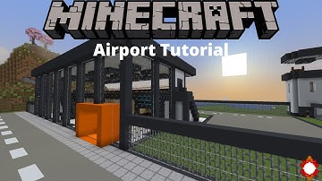 Minecraft How to Build an Airport -Tutorial Part 1-