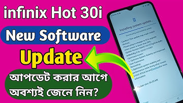 infinix hot 30i New software update