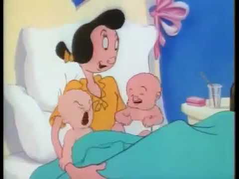 PUBLIC DOMAIN. Popeye - Bride & Gloom, animation, cartoon (1954)