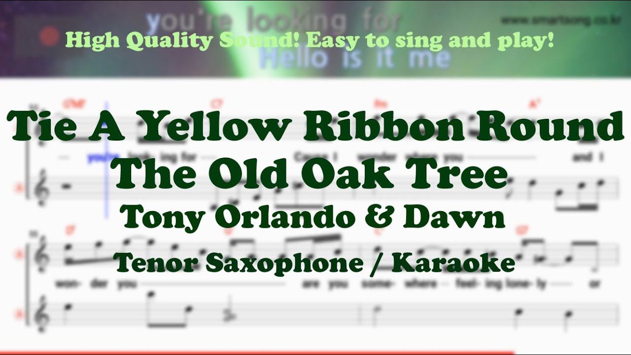 Tie A Yellow Ribbon Round The Old Oak Tree - Tony Orlando Tenor/Soprano ...